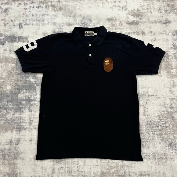Authentic Bape 2000's Ape Head Chief Keef Polo L - Picture 1 of 7